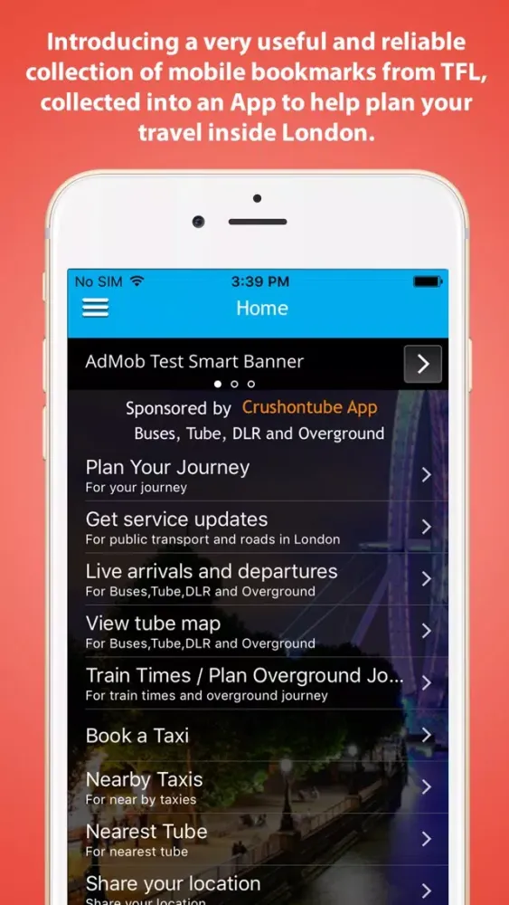 Capturas de pantalla de London Travel Planner