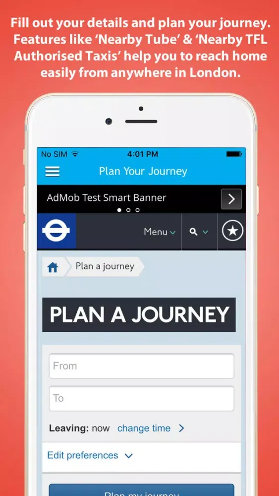Capturas de pantalla de London Travel Planner