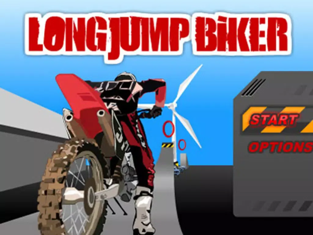 Long jump biker free iPad 应用截图