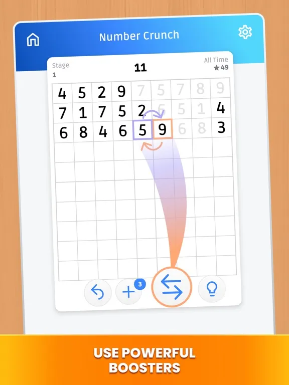 Tangkapan layar Number Crunch: Match Game iPad 