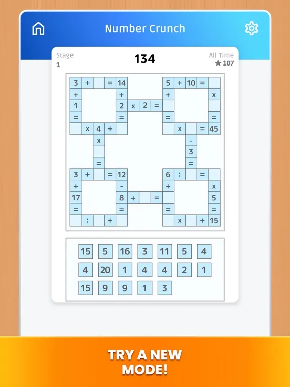 Tangkapan layar Number Crunch: Match Game iPad 