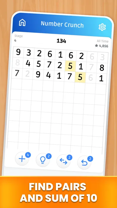 Tangkapan layar Number Crunch: Match Game