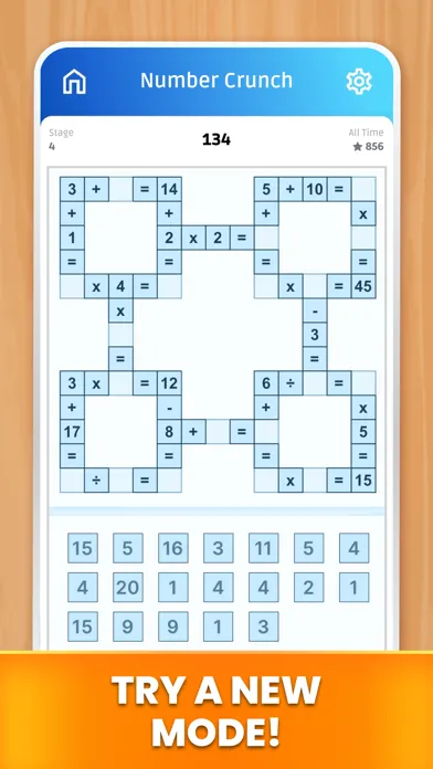 Tangkapan layar Number Crunch: Match Game