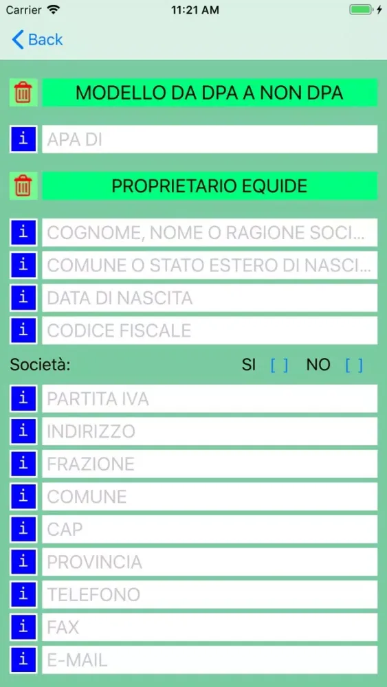 Скриншоты Modello DPA