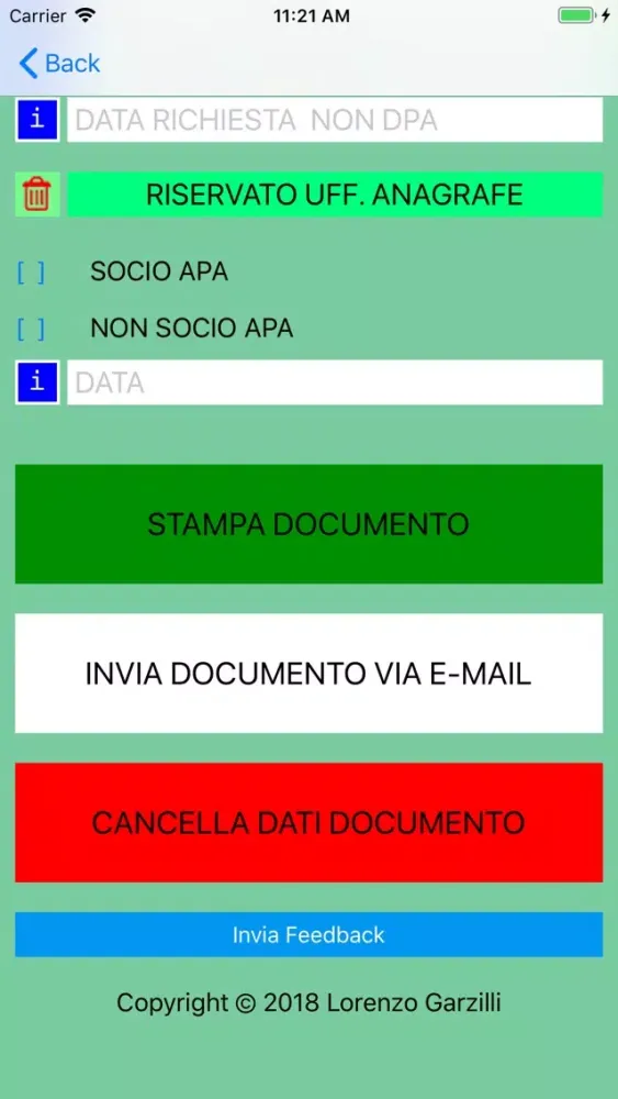 Скриншоты Modello DPA