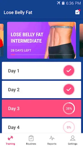 Lose Belly Fat  - Abs Workout स्क्रीनशॉट