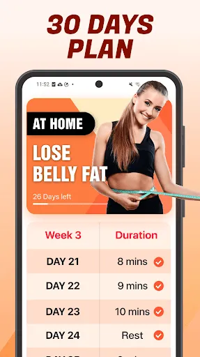 Lose Weight at Home in 30 Days سکرین شاٹس