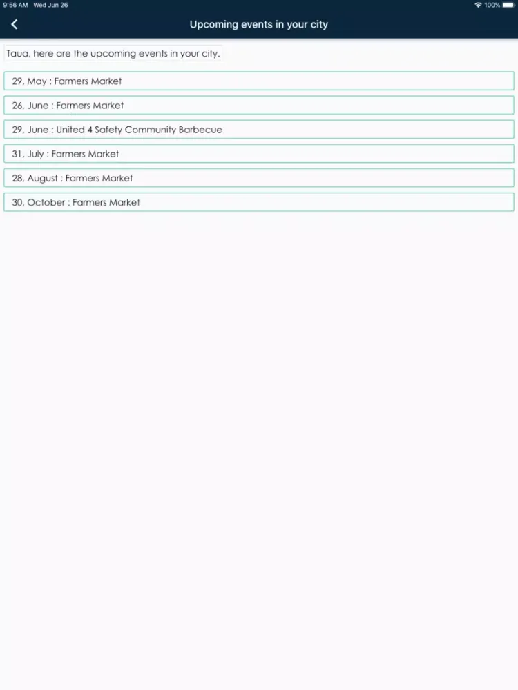 تصاویر CityChat Concierge iPad 