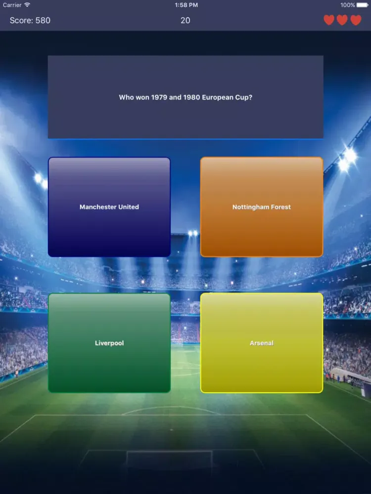 Ultimate Football Quiz - For Premier League & more iPad 應用截圖