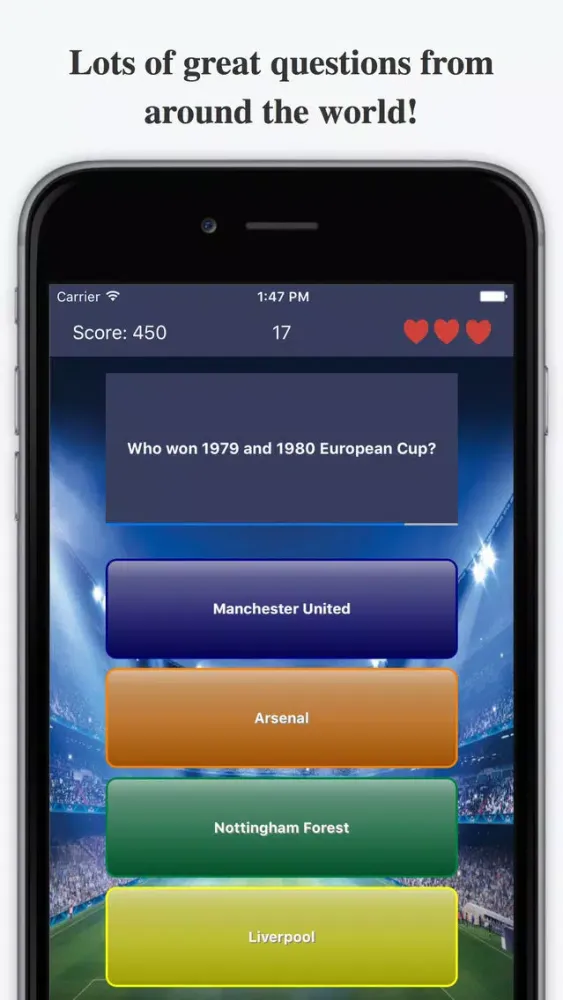 Ultimate Football Quiz - For Premier League & more應用截圖