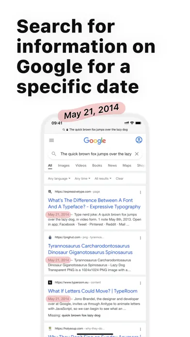 Date Range Search Filter Tool स्क्रीनशॉट