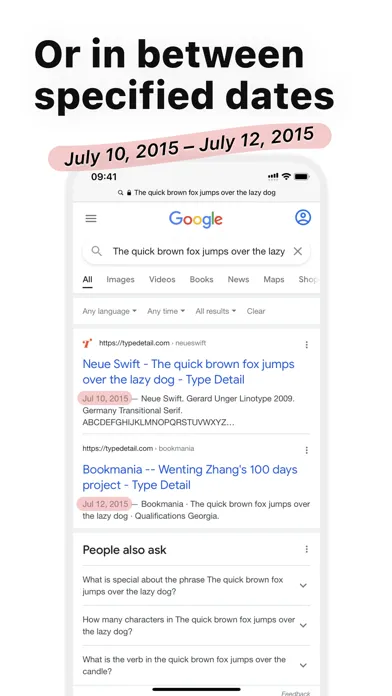 Date Range Search Filter Tool स्क्रीनशॉट