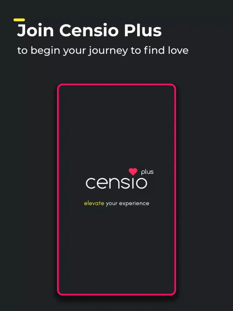Censio - Matchmaking App iPad  स्क्रीनशॉट