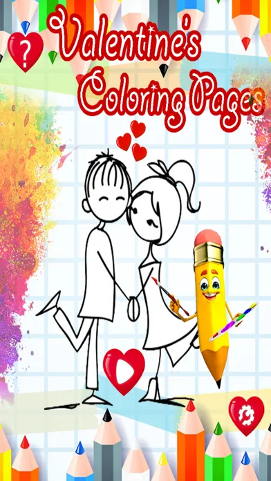 kiss Coloring Book : love your princess - Color me Ekran Görüntüleri