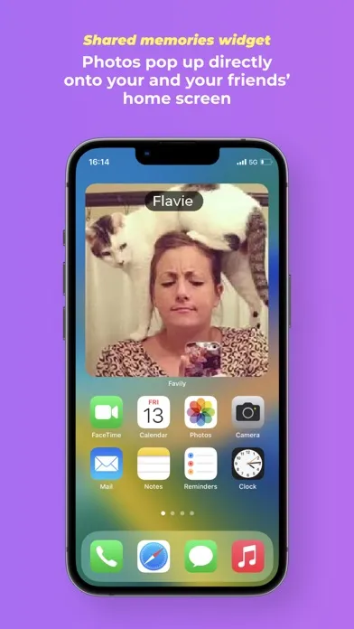 Capturas de pantalla de Favily - Photo Memories Widget