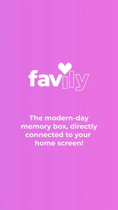 Capturas de pantalla de Favily - Photo Memories Widget