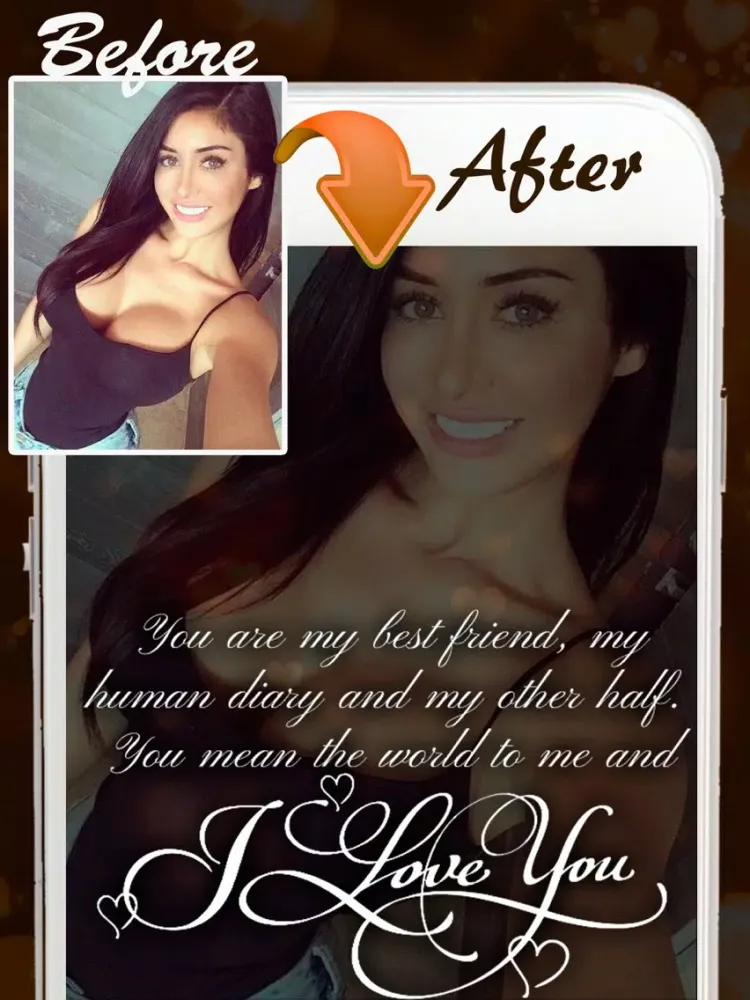 Love quotes on your Photo. Filters for Snapchat iPad  スクリーンショット