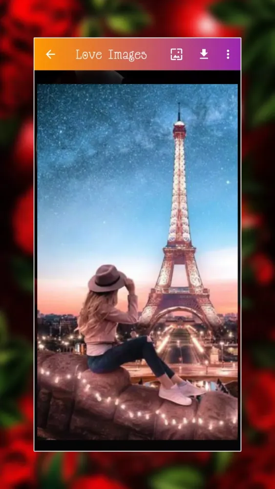 ภาพหน้าจอของ Love Images