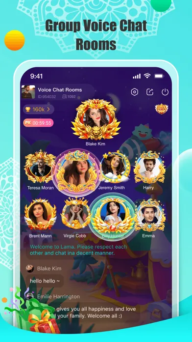 Lama-Voice Chat Rooms应用截图