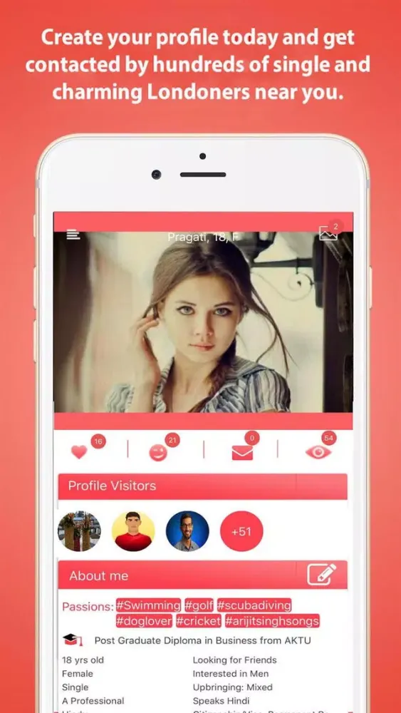 LoveInLondon - dating chat 스크린샷
