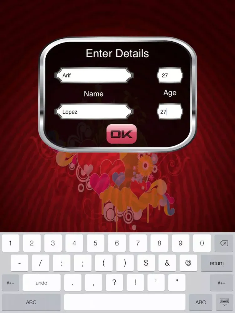Love Scanometer Pro - Best Love Calculator App iPad  Ekran Görüntüleri