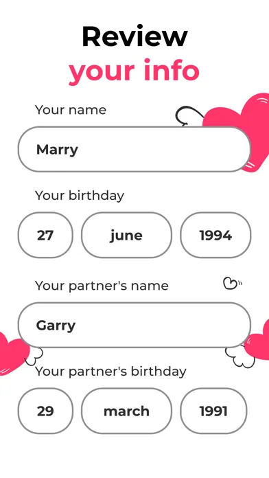 My Love: Love Test স্ক্রিনশট