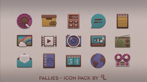 Fallies Icon pack - Chocolat应用截图