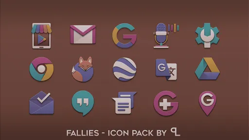 Fallies Icon pack - Chocolat应用截图