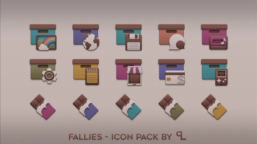 Fallies Icon pack - Chocolat应用截图