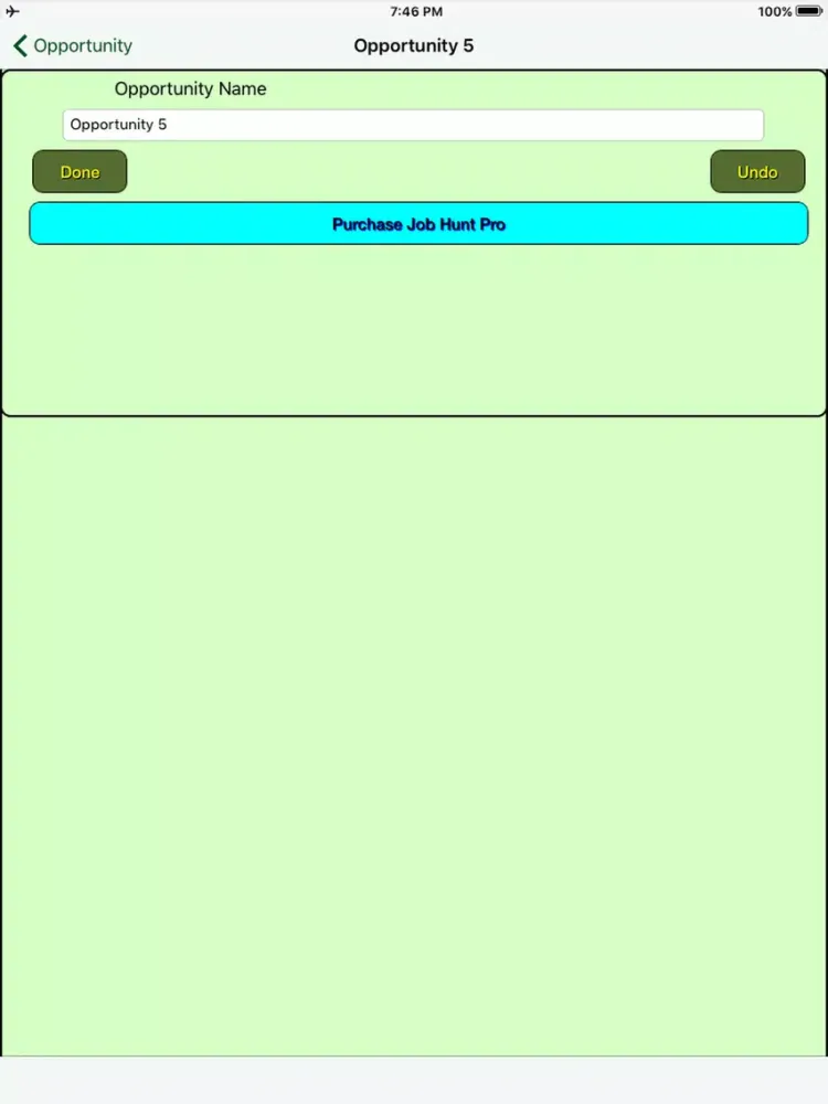 Job Hunt iPad  Screenshots