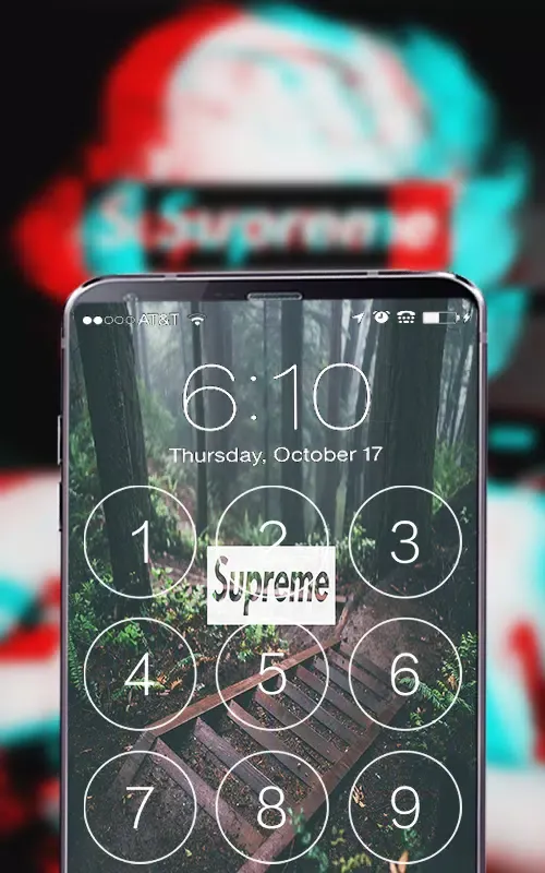 Captures d'écran de Supreme Lock Screen
