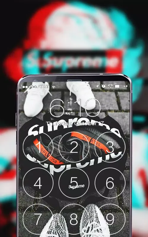 Captures d'écran de Supreme Lock Screen