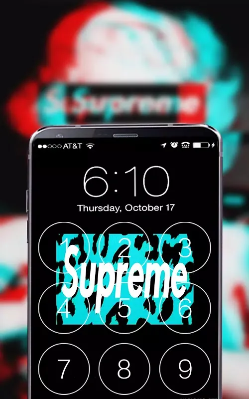 Captures d'écran de Supreme Lock Screen