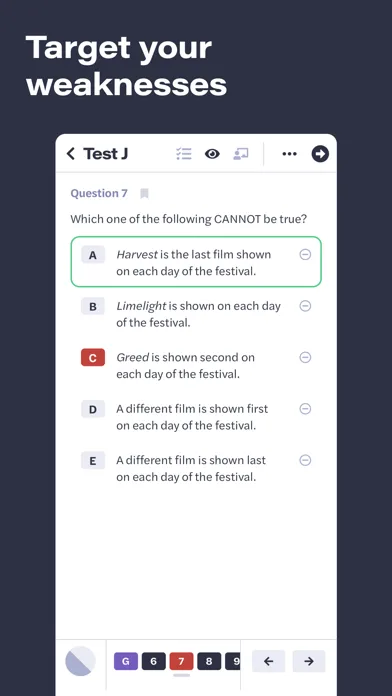 Ảnh chụp màn hình của LSAT Demon