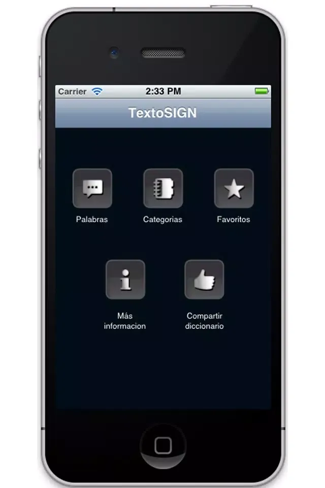 Zrzuty ekranu Lengua de Signos TEXTOSIGN Lite