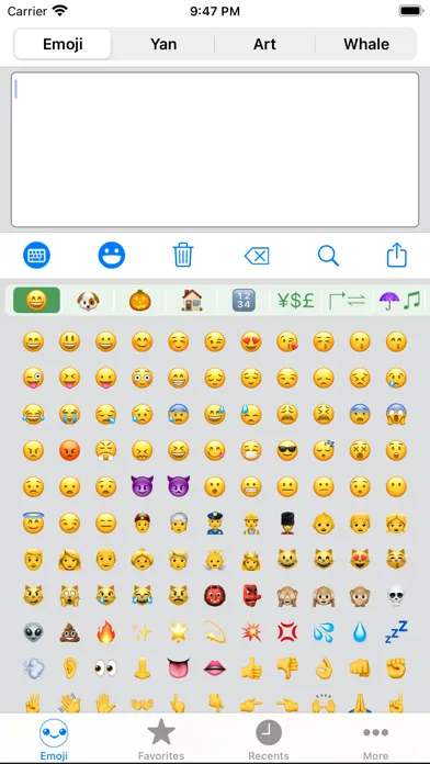 Captures d'écran de Emoji Keyboard Emoticons