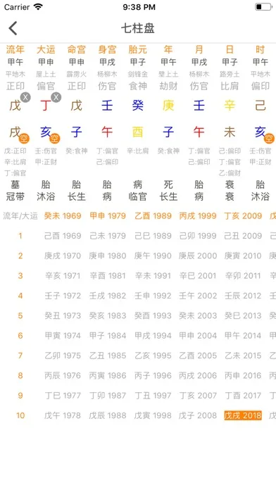 Скриншоты 八字排盘专业版