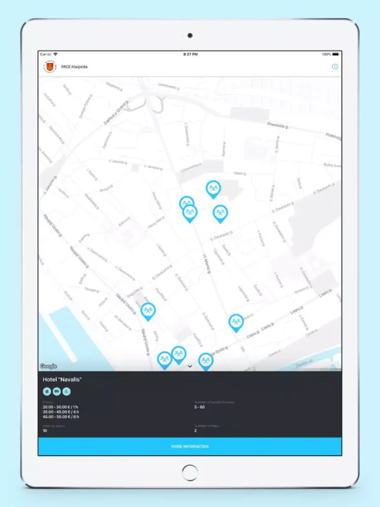 تصاویر MICE Klaipėda iPad 