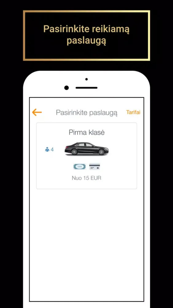 Capturas de pantalla de eDriver4u: personal chauffeur