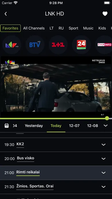 Capturas de pantalla de Fastlink TV