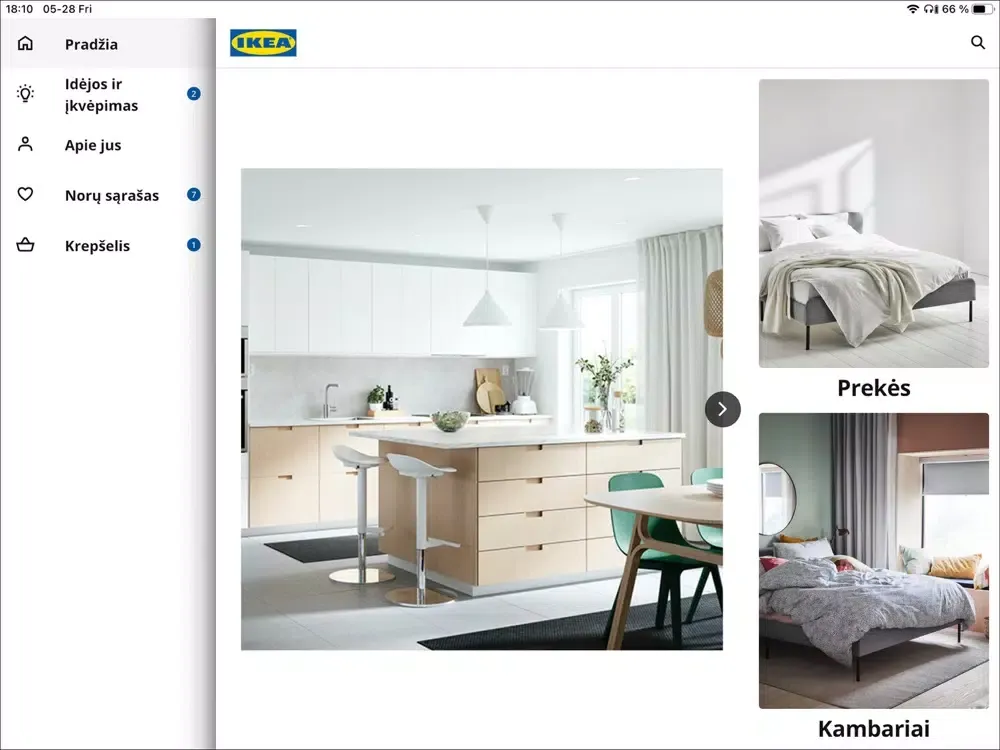 تصاویر IKEA Lietuva iPad 