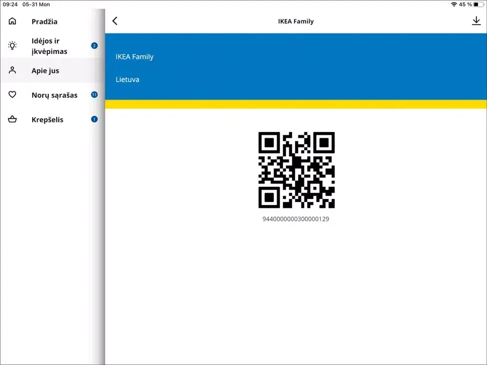 تصاویر IKEA Lietuva iPad 