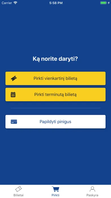 Capturas de pantalla de e.Ticket Klaipėda