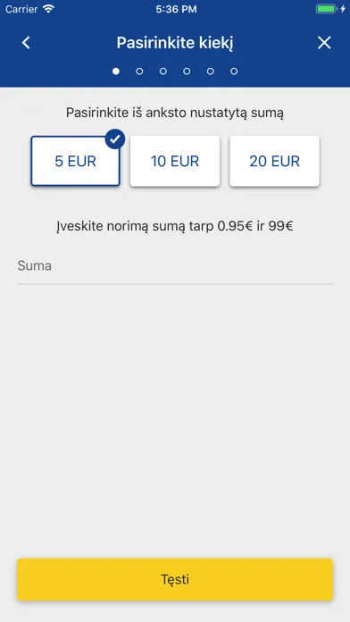 Capturas de pantalla de e.Ticket Klaipėda