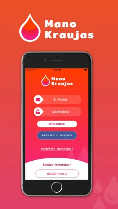 Zrzuty ekranu Mano Kraujas