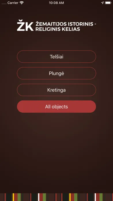 Screenshot di Žemaitijos kelias