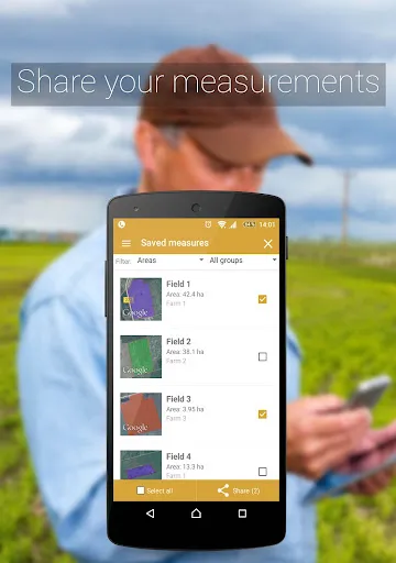 تصاویر GPS Fields Area Measure PRO