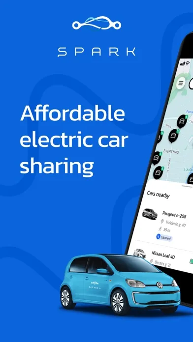 Capturas de pantalla de SPARK car sharing