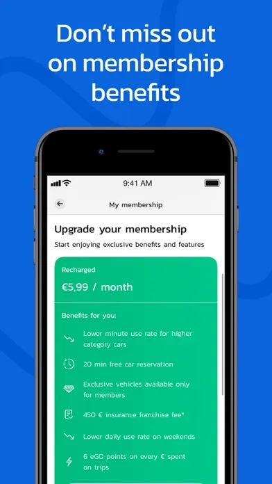 Capturas de pantalla de SPARK car sharing