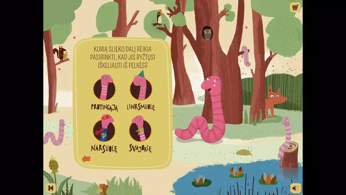 SLIEKAS BEVARDIS Lite: lietuviška interaktyvi pasaka, kurią kursi ir tu! سکرین شاٹس